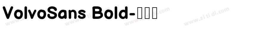 VolvoSans Bold字体转换